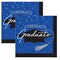 Creative Converting School Spirit Blue Graduation Dinner Napkins 108 Count